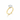Solitaire Wedding Ring in Yellow Gold – 45 degree angle