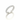 Eternal Wedding Band in White Gold – 45 degree angle