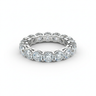 Eternal Wedding Band in Platinum – stone close-up