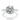Solitaire Wedding Ring in White Gold – diamond stone close-up